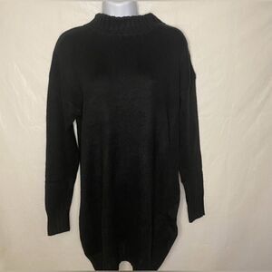 Black Abound Mock Neck Sweater Dress Size XXS
